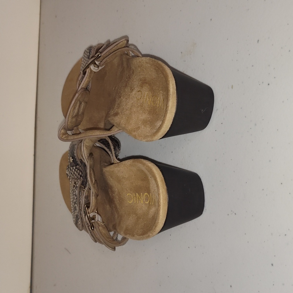 Vionic Sandal, Snake Print, Size 7 - image 3